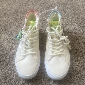 Vans X Sesame Sreet The Lizzie Shoes Embroidered Characters Men's Size 9.5 New